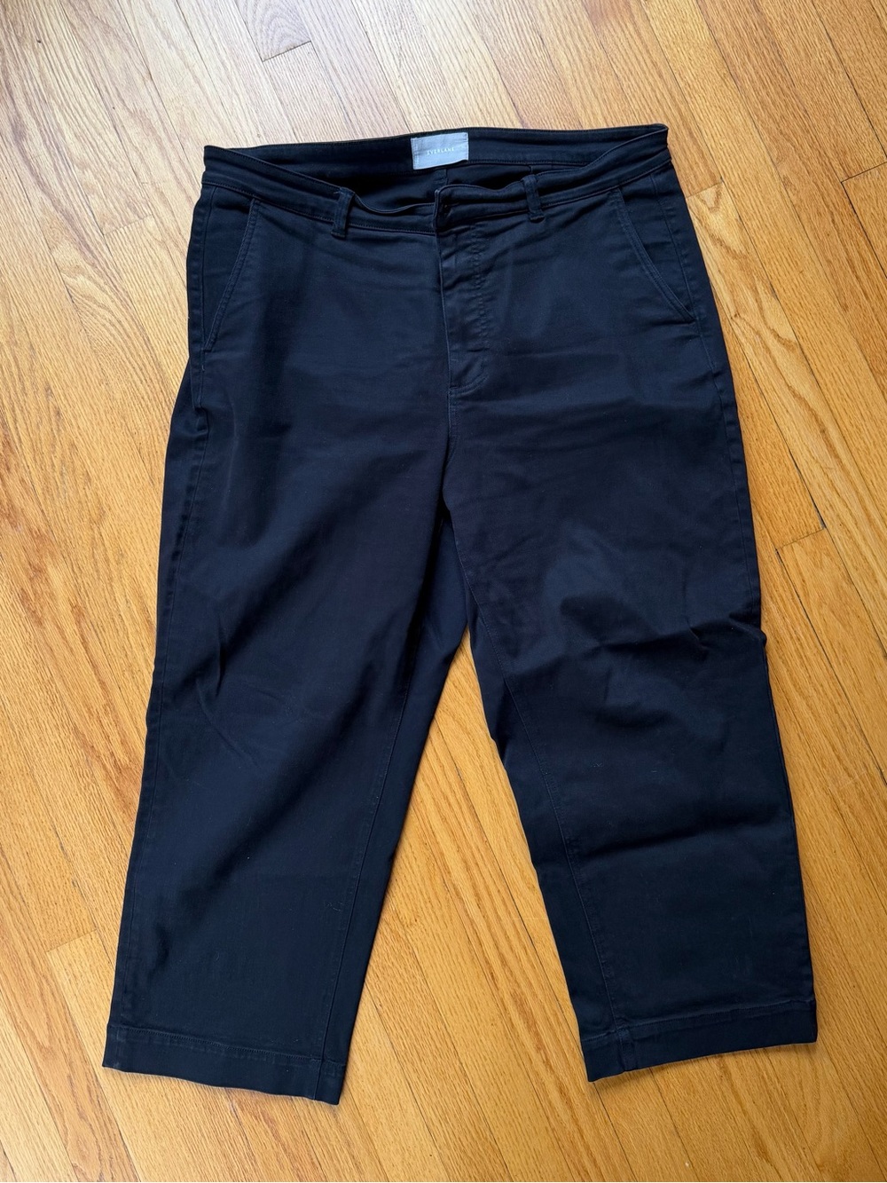 Everlane Straight Leg Crop - Black 20 - Picture 6 of 13